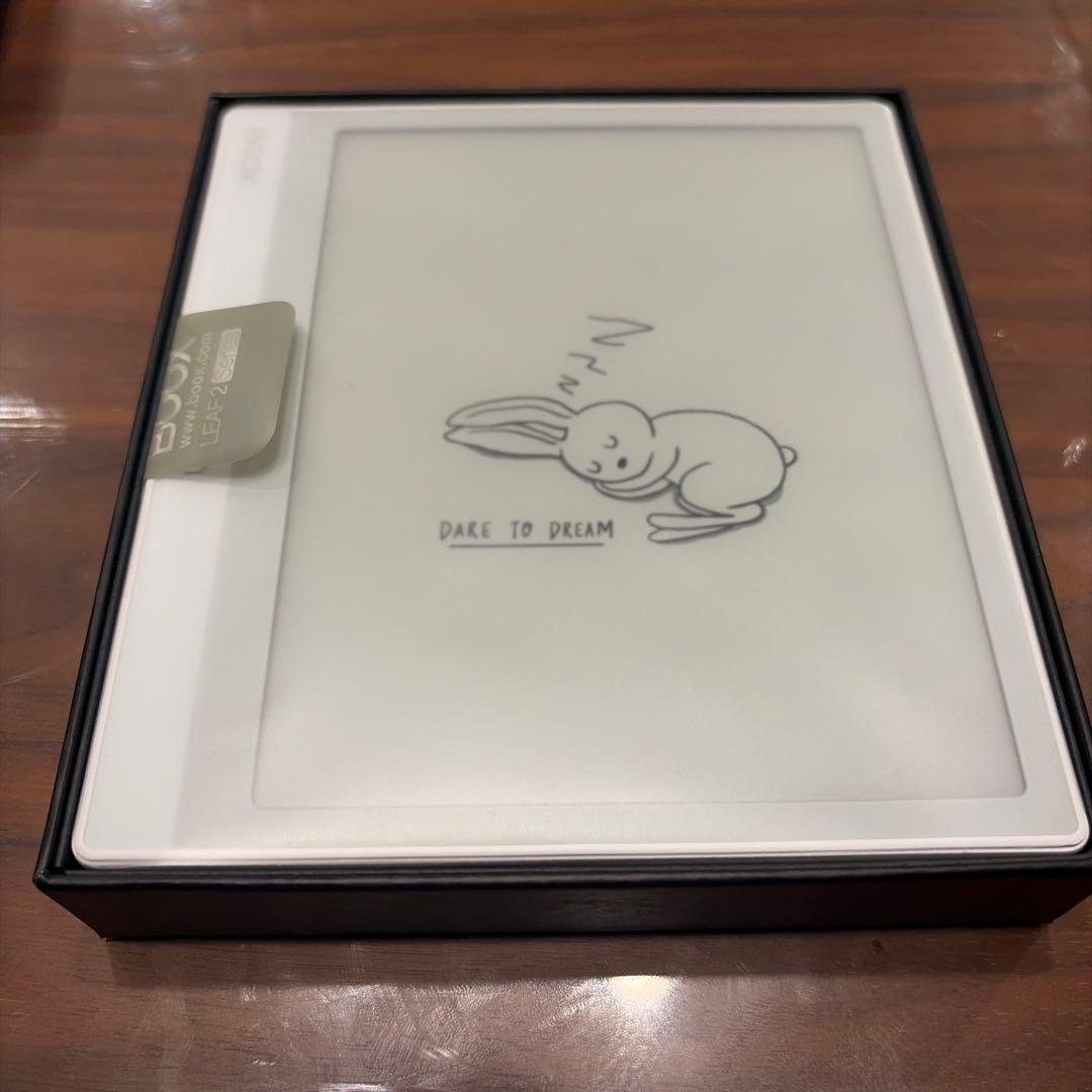 BOOX leaf 2 電子書籍リーダー 本体とカバーのセット BOOX Leaf2 | 7'' Portable eReader in Black and White – The