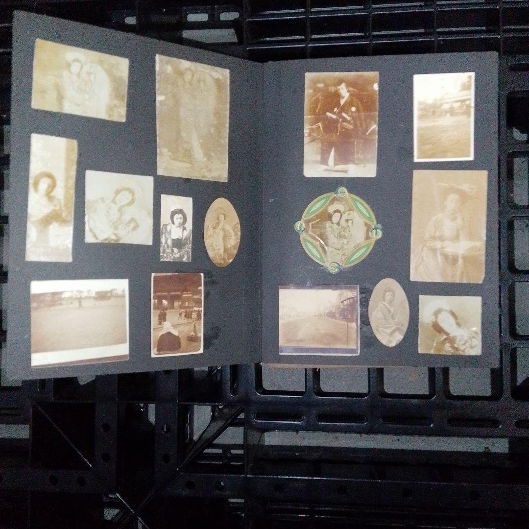 古写真　ブロマイド　アルバム　戦前　女優　芸姑　外人