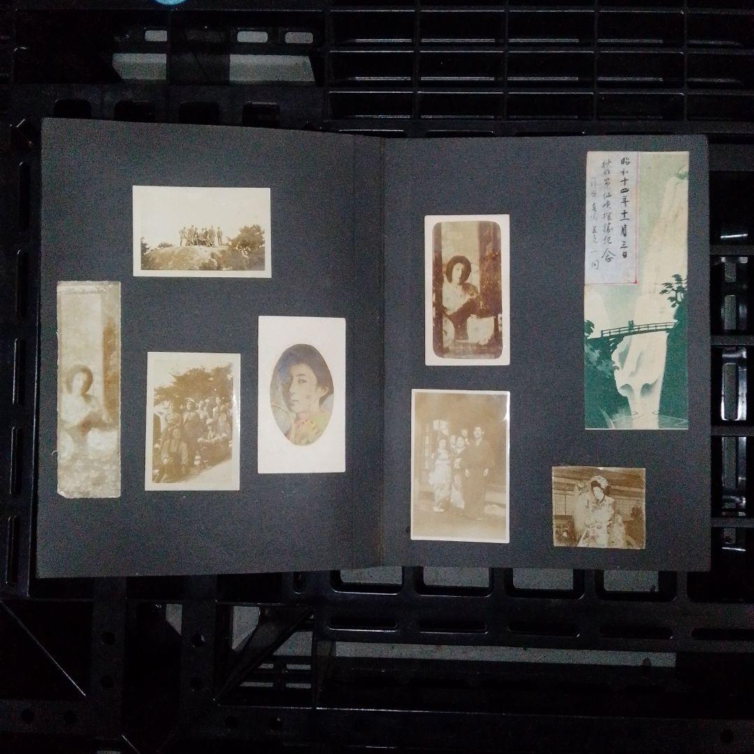 古写真　ブロマイド　アルバム　戦前　女優　芸姑　外人