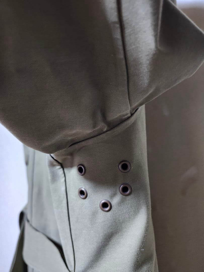 ロ*イ様 MACKINTOSH オリーブ色トレンチコート ダブルブレスト