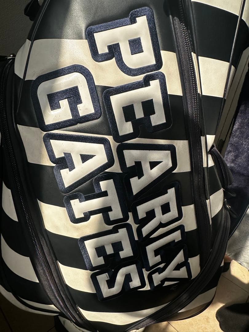 PEARLY GATES ストライプ キャディバッグ - メルカリ