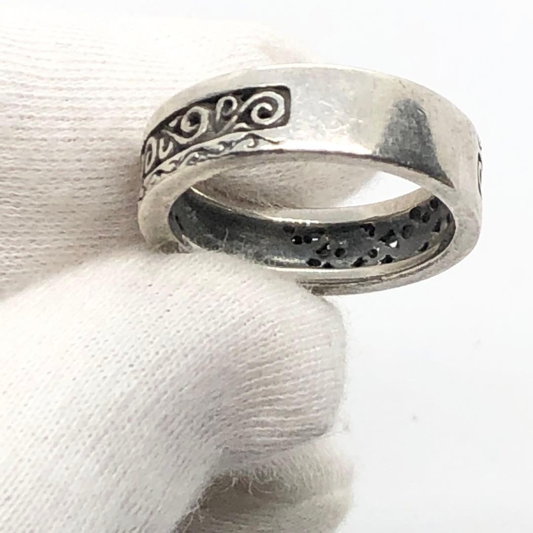 SAAD リング メンズ アラベスク 唐草 太陽神 サンシンボル シルバー925