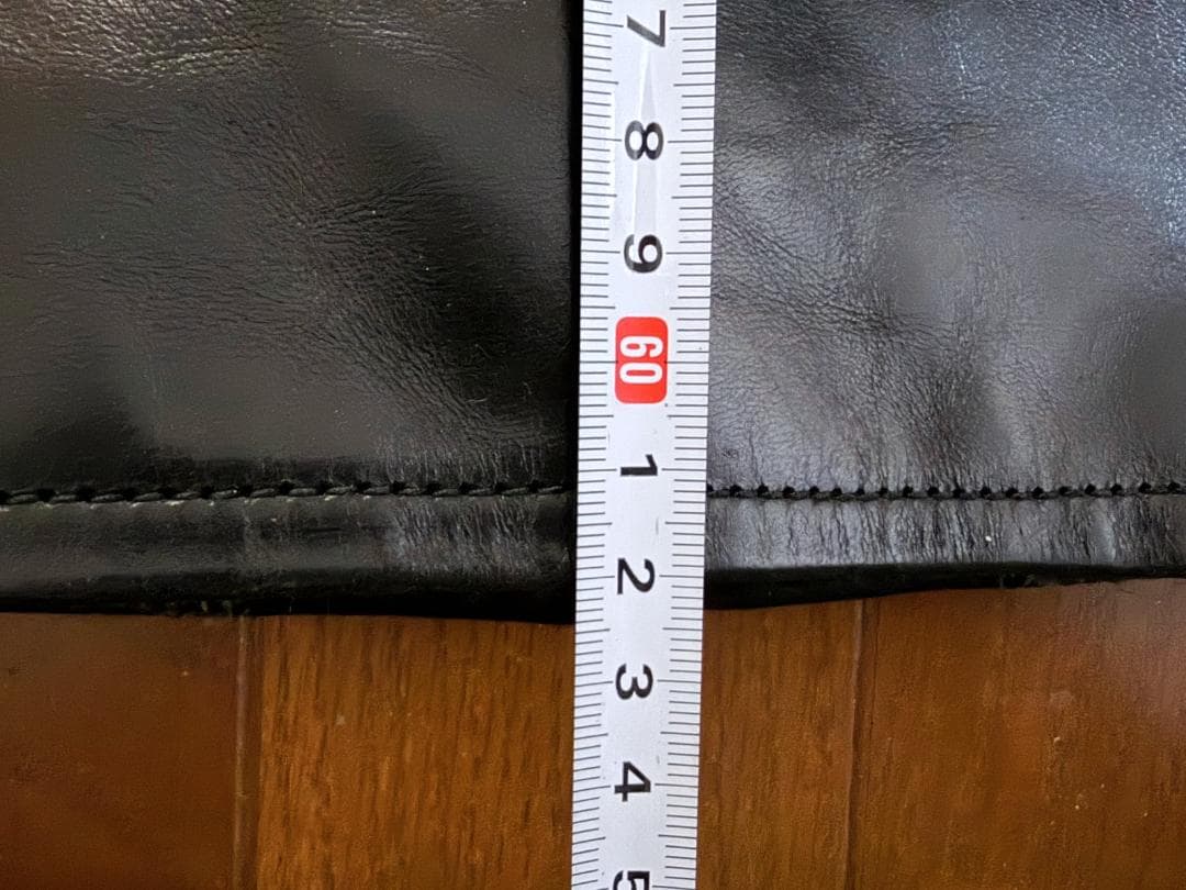 美品／J.Lサイン入】エアロレザー ハーフベルト 38 自立 ホースハイド