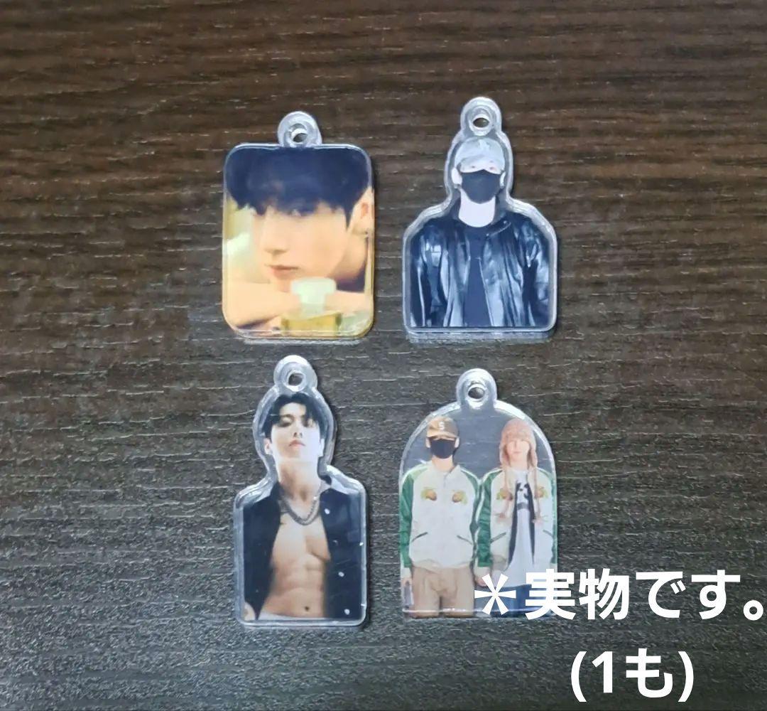 【クーカン】BTS テヒョン ストロータグ②　JKチャーム③ストロータグ②