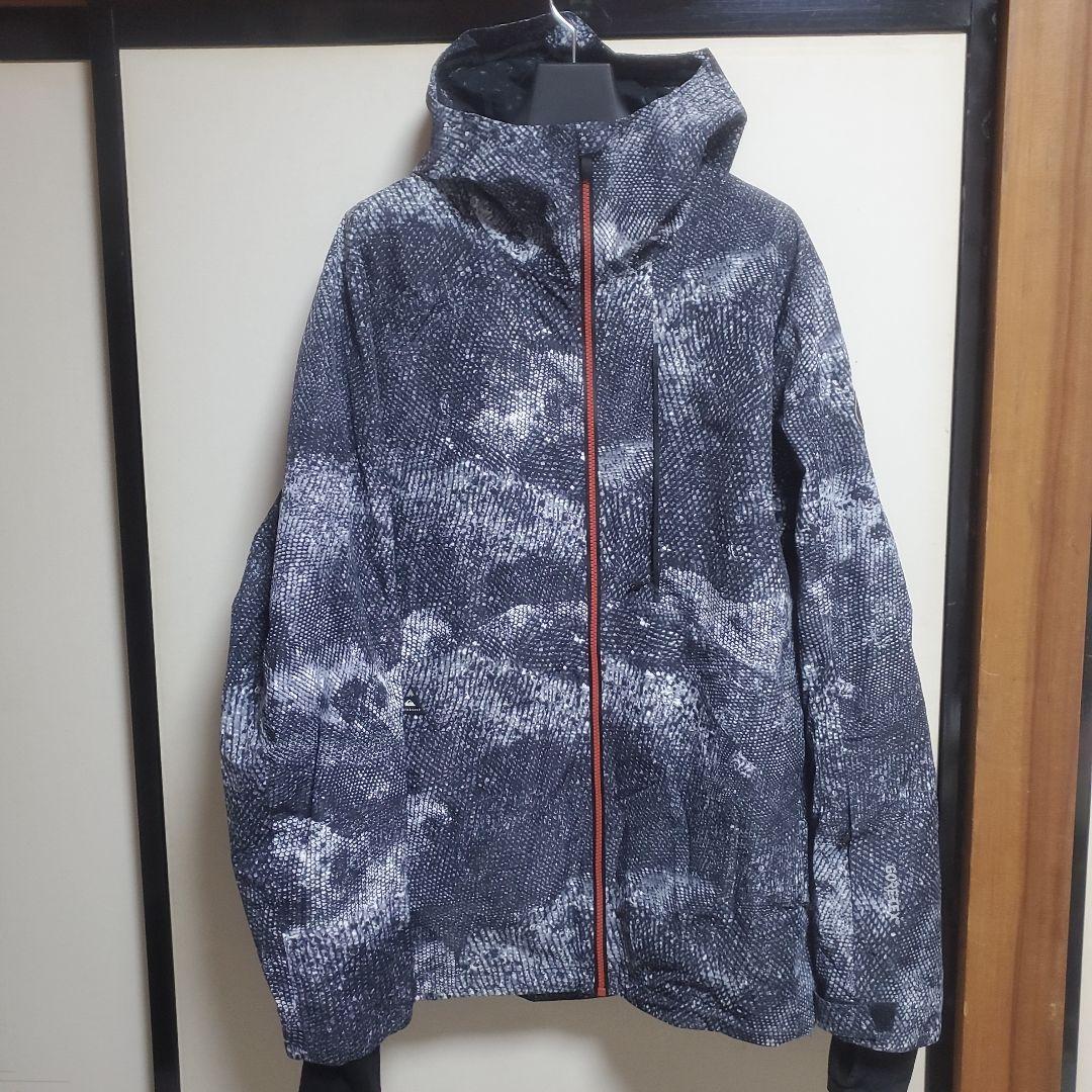 【美品】クイックシルバー　GORE-TEX　スノーボードジャケット　メンズL Quiksilver（クイックシルバー） スノージャケット メンズ GORE-TEX