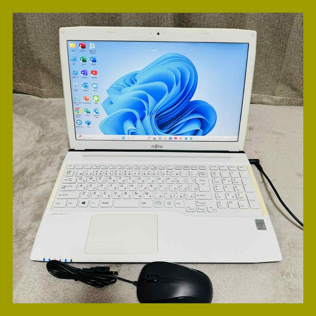 S283 Fujitsuノートパソコン WEBカメラSSDサクサク動くWin11 - メルカリ