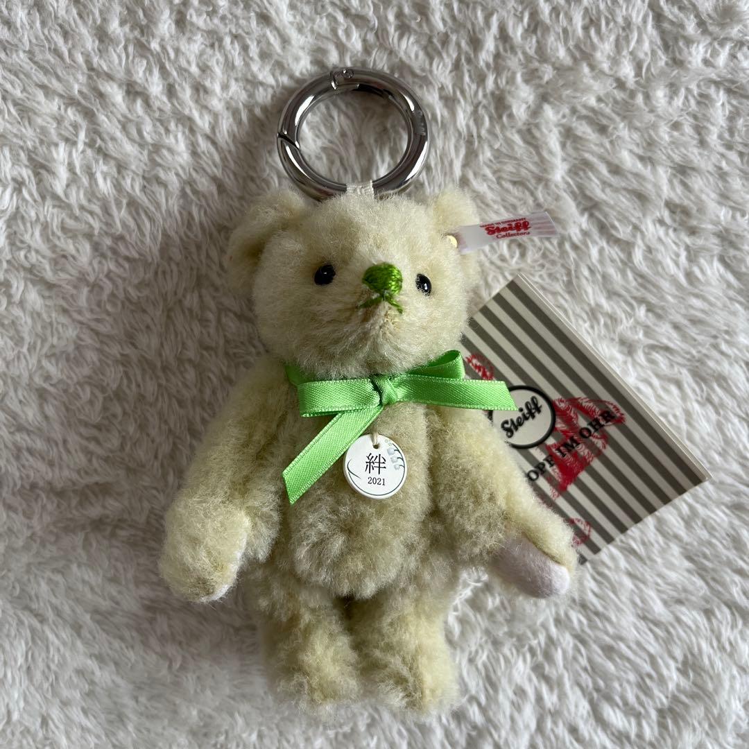 新品✨シュタイフ 絆 Kizuna テディベア くま キーチェーン - メルカリ