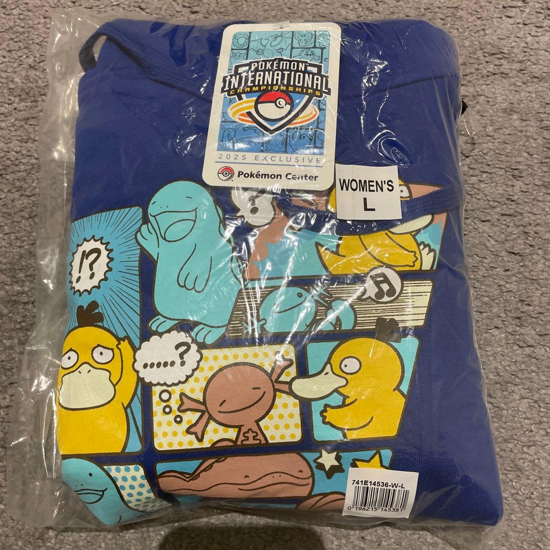 ポケモンセンター限定 パーカー コダック 青 ウパー ヌオー L EUIC