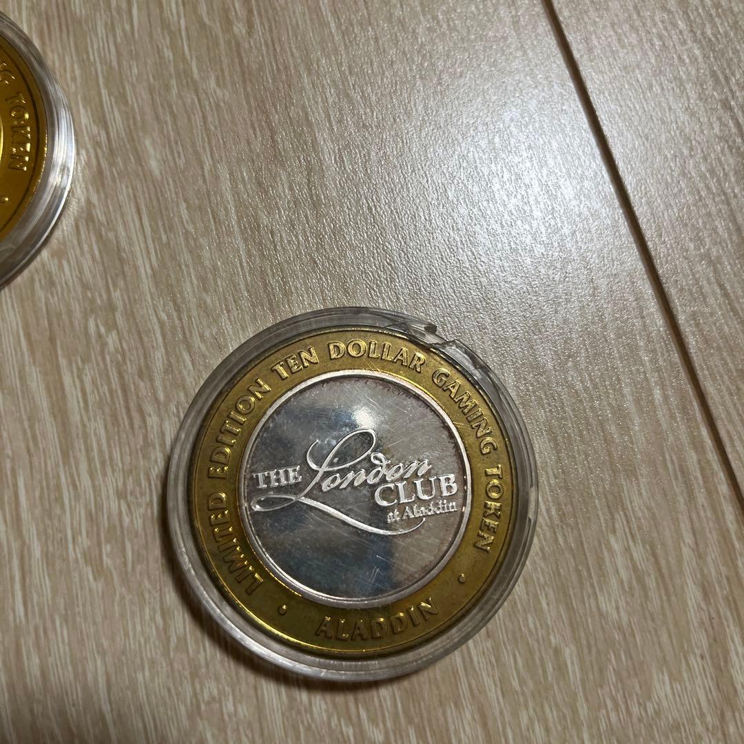 ラスベガス カジノホテル ゲーミングトークン メダルケース入り LASVegas