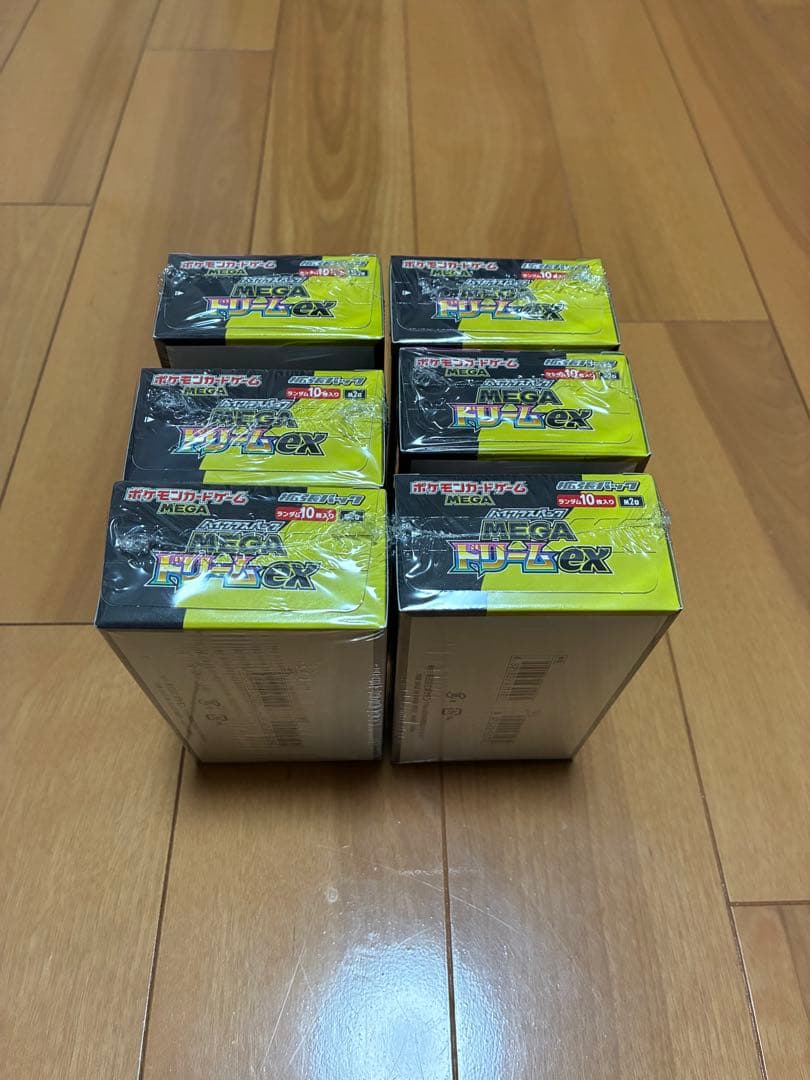 ポケモンカード　MEGA ドリームex 6BOX シュリンク付