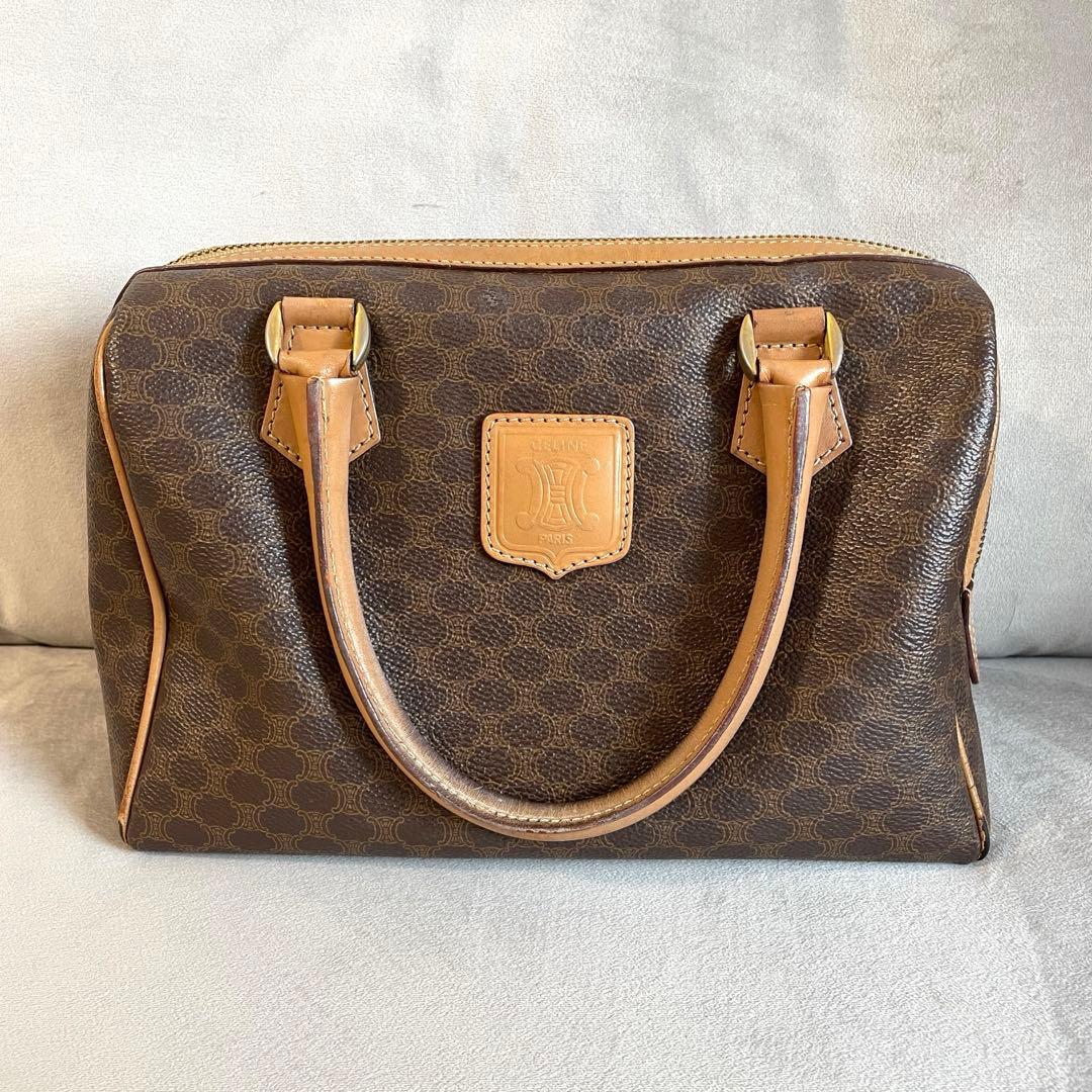 CELINE セリーヌヴィンテージ ミニボストンバッグ ハンドバッグ - メルカリ