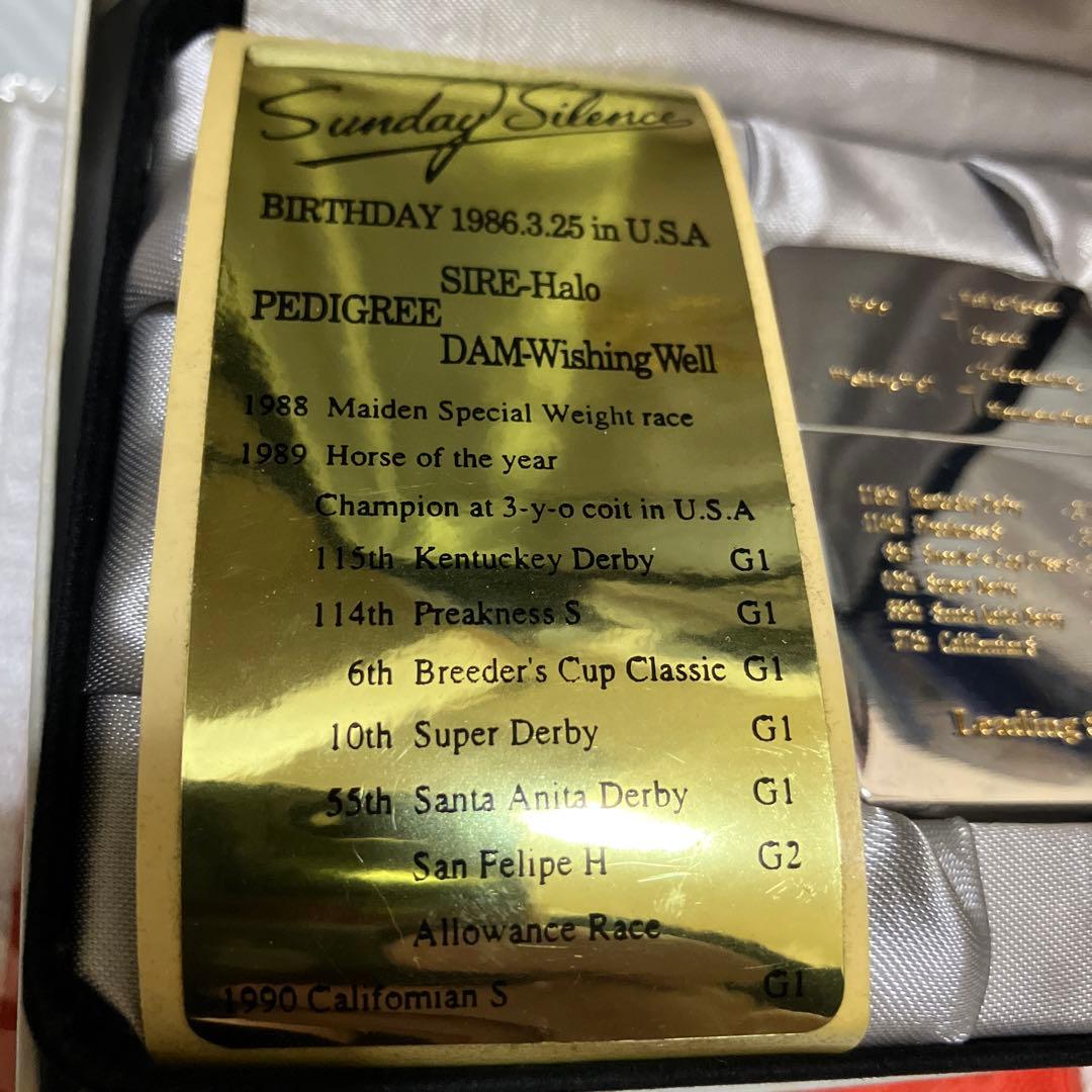 伝説のサンデーサイレンス‼️zippo‼️アメリカダービー制覇刻印‼️年度
