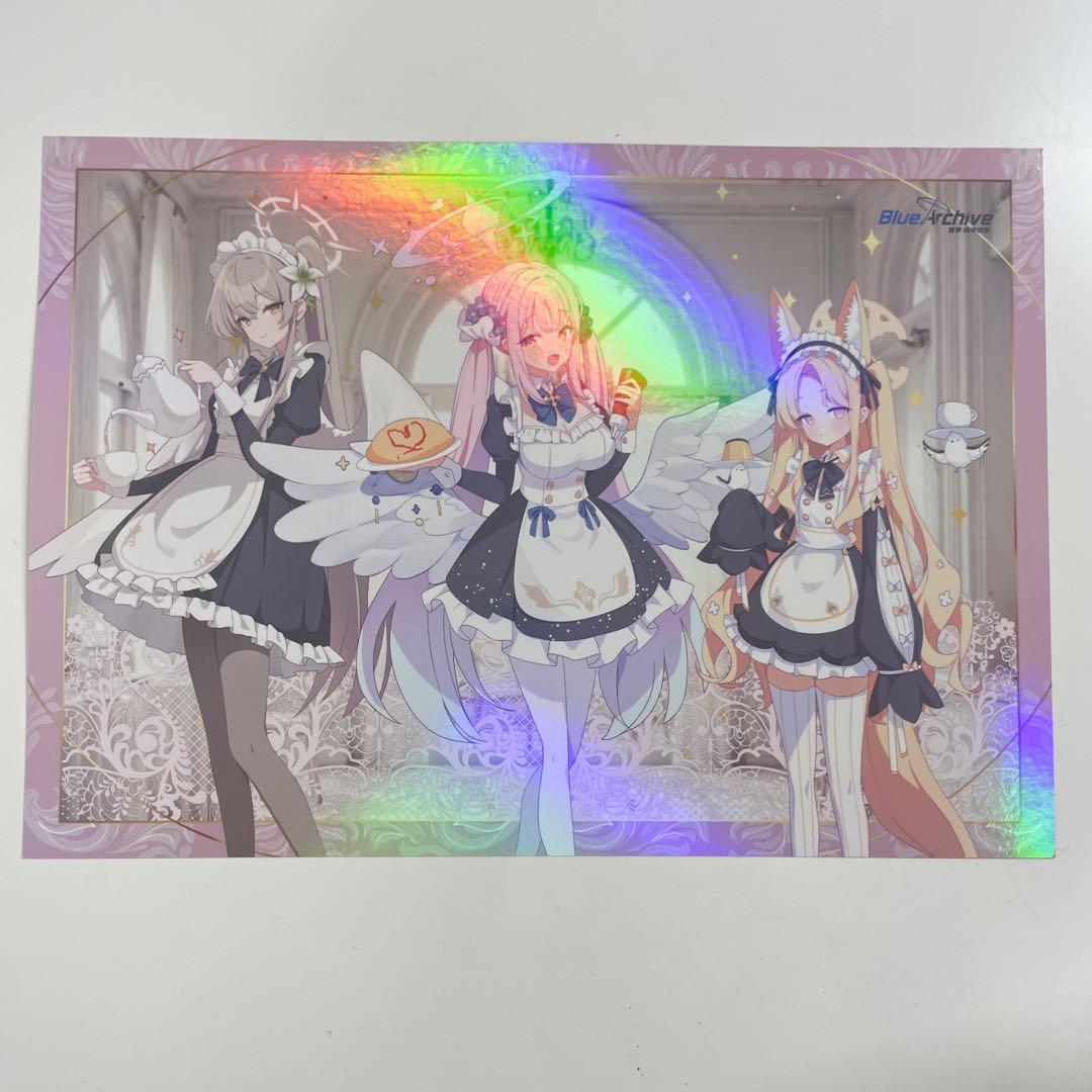 ブルアカ ブルーアーカイブ 韓国 コラボカフェ 特典 A4ポスター 非売品