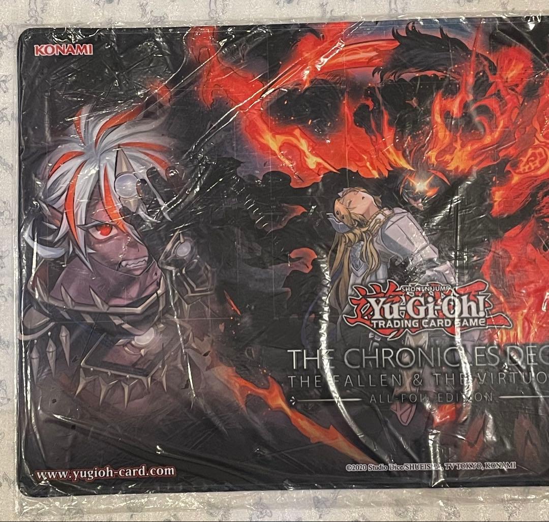 the fallen & the virtuous プレイマット 遊戯王 公式品