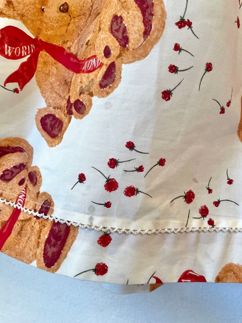 ワンダフルワールド 親子熊 前あきスカート キナリ - メルカリ