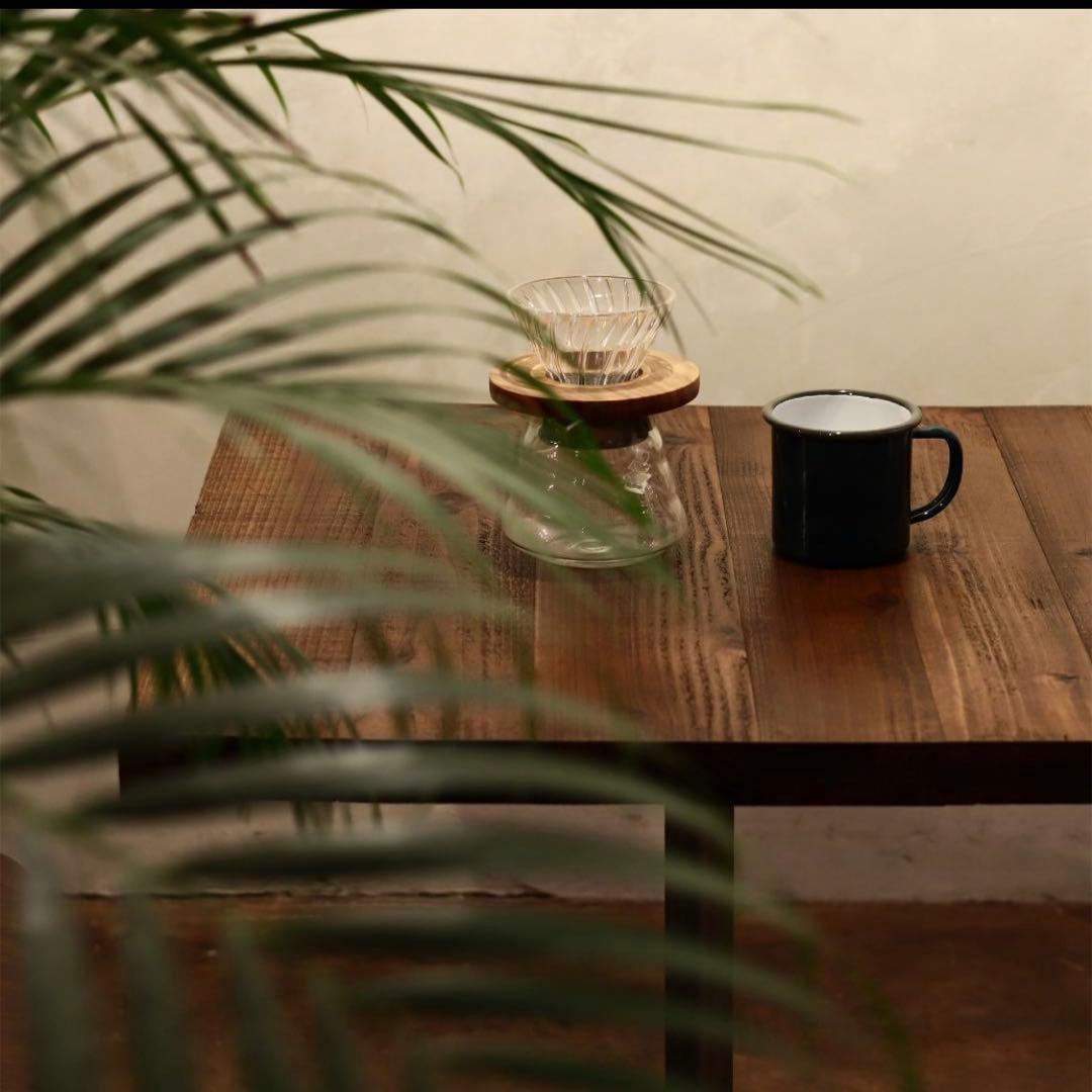 ヴィンテージ｜足場板｜カフェテーブル｜サイドテーブル｜ダークブラウン