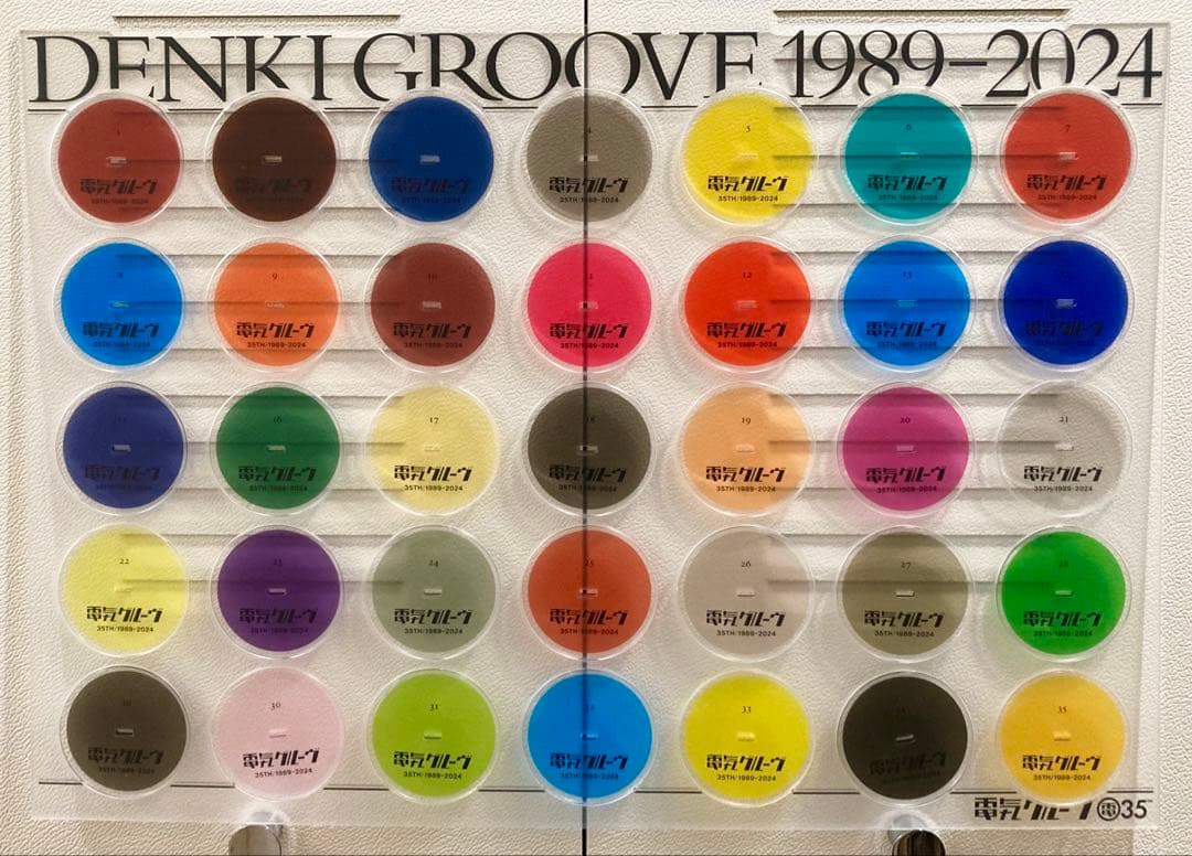 電気グルーヴ ライブ 3594 限定 グッズ ヒストリーアクリルスタンド 35種