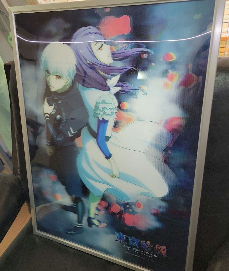 東京喰種トーキョーグール 額縁付きプレミアム3Dポスター プレミアム
