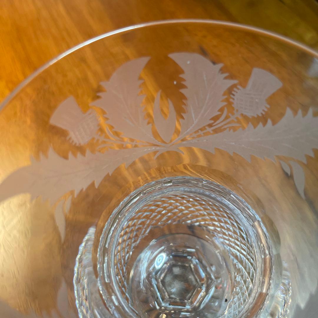 EDINBURGH CRYSTAL エジンバラクリスタル アザミ グラス 2客