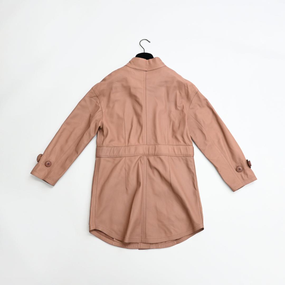 □ 47094☆年 LOEWE ロエベ レザージャケット 36 コート