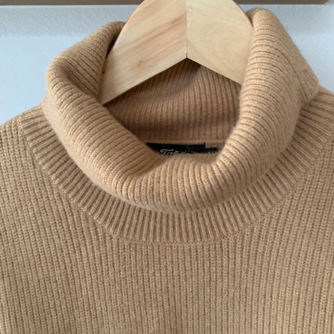 美品 タイトリスト レディース タートルネックセーター L Lサイズ