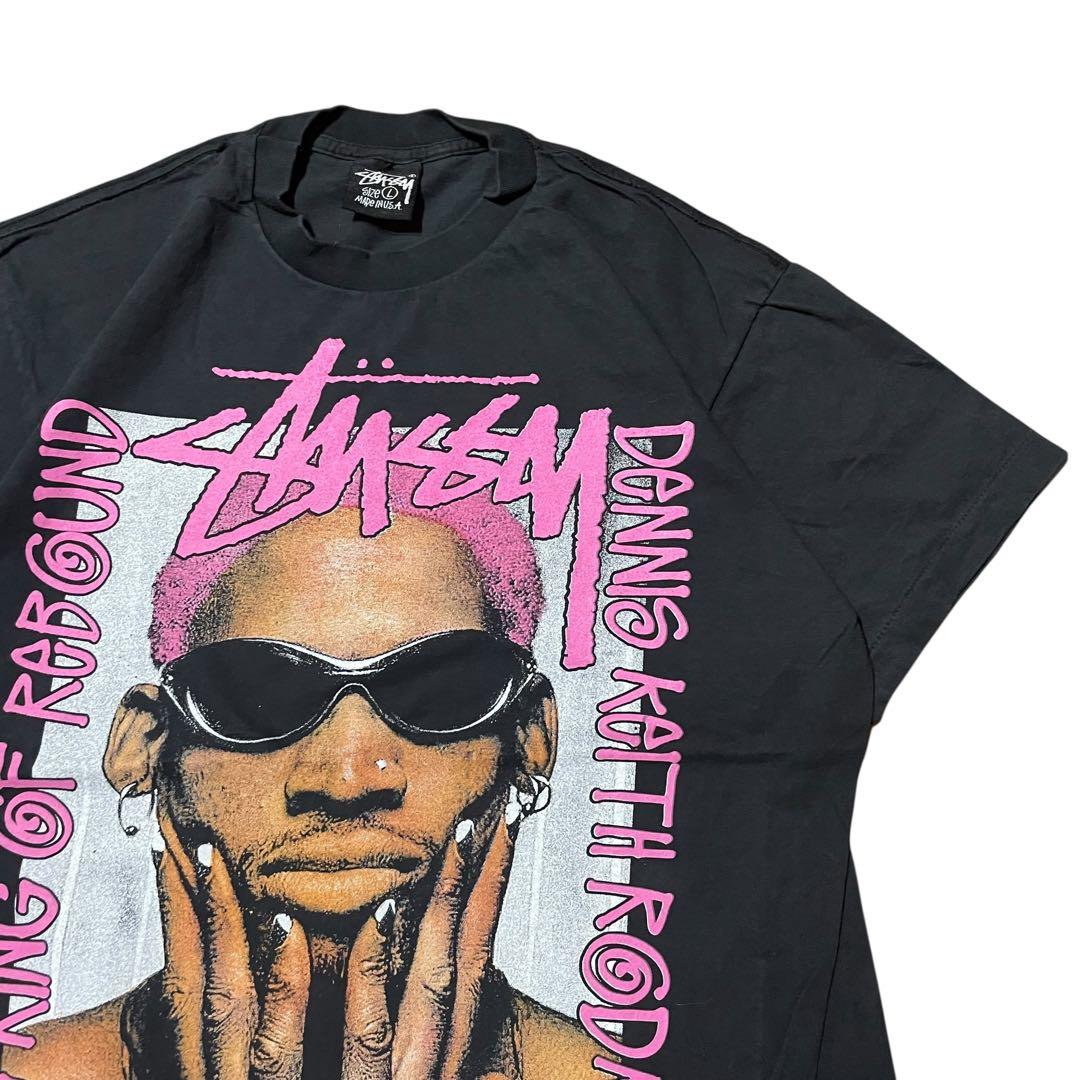 STUSSY × DENNIS RODMAN Tシャツ L シカゴ・ブルズ - メルカリ