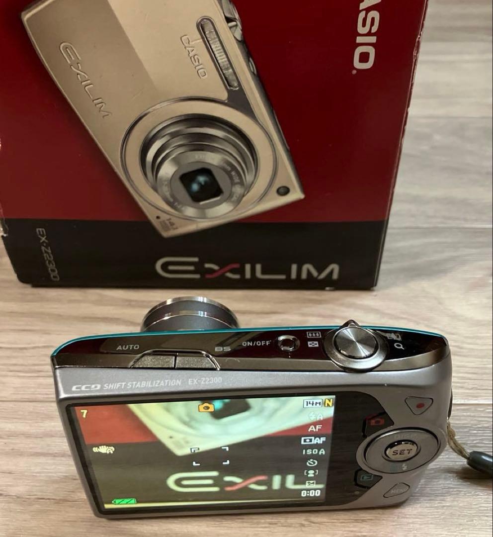 CASIO EXILIM EX-Z2300デジカメ エメラルドグリーン動作確認済 - メルカリ