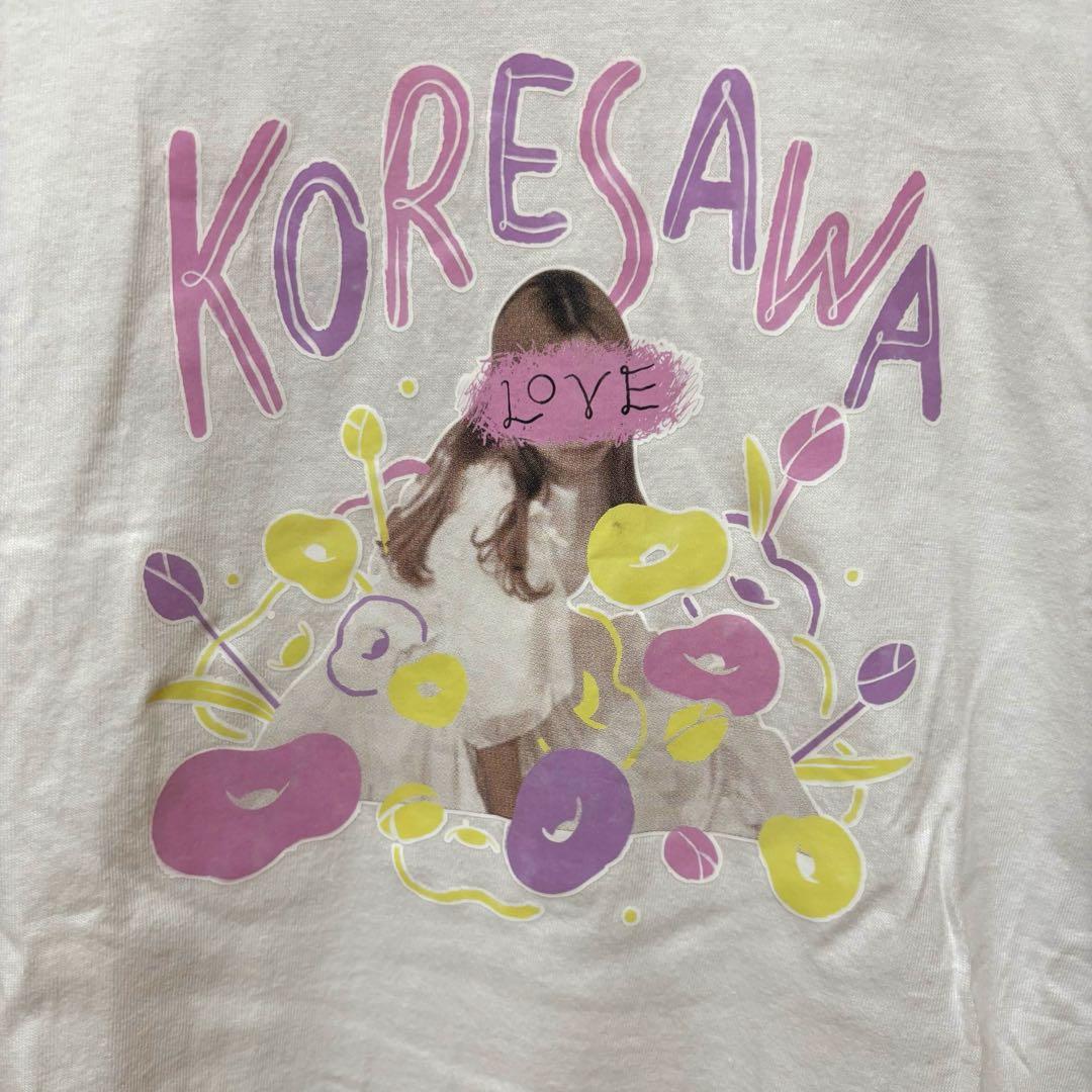 コレサワ　アー写Tシャツ　ホワイト