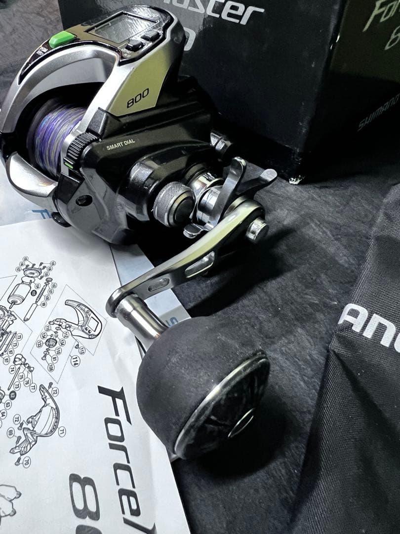 ジャンク品 シマノ（SHIMANO）電動リール フォースマスター 800 - メルカリ