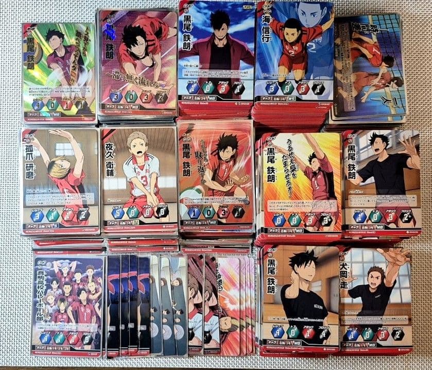 ハイキュー！！バボカ 　音駒　まとめ売り　１１００枚以上 ハイキュー!! バボカ!! BREAK 音駒 22点 まとめ売り - メルカリ