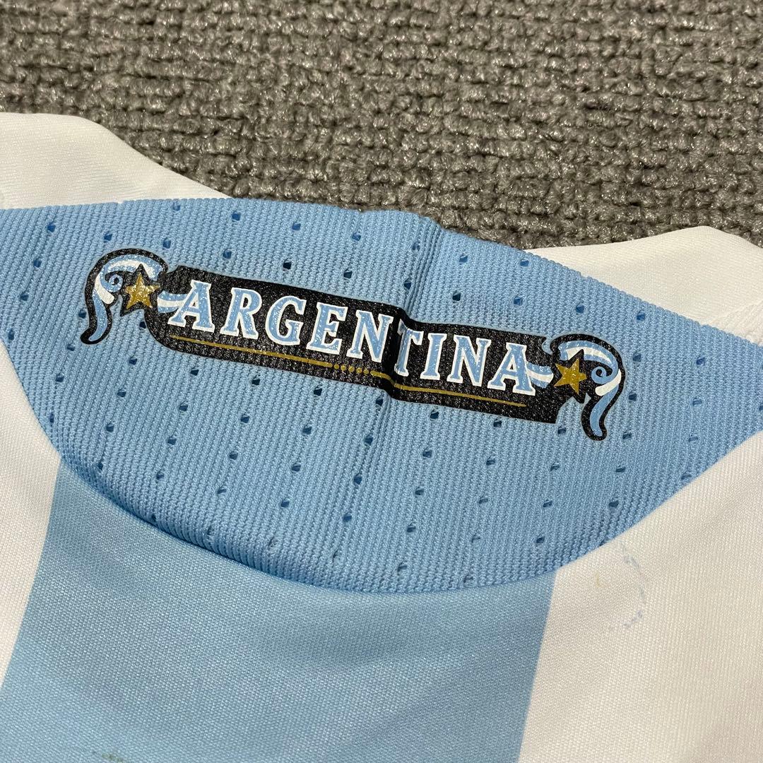 08'アルゼンチン代表ユニフォーム ホーム長袖 #6エインセW杯南米予選