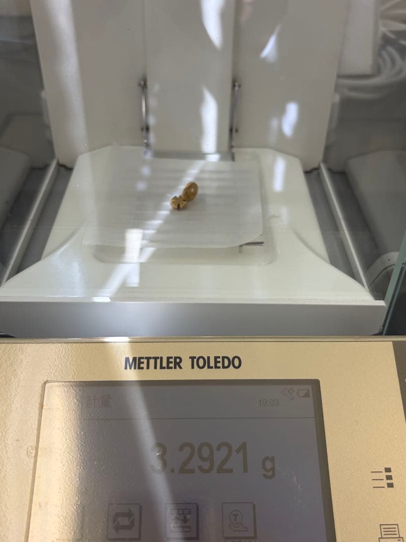 STOP LIGHT K18 全金 アイアンクロス ネックレス 3.2g 超希少