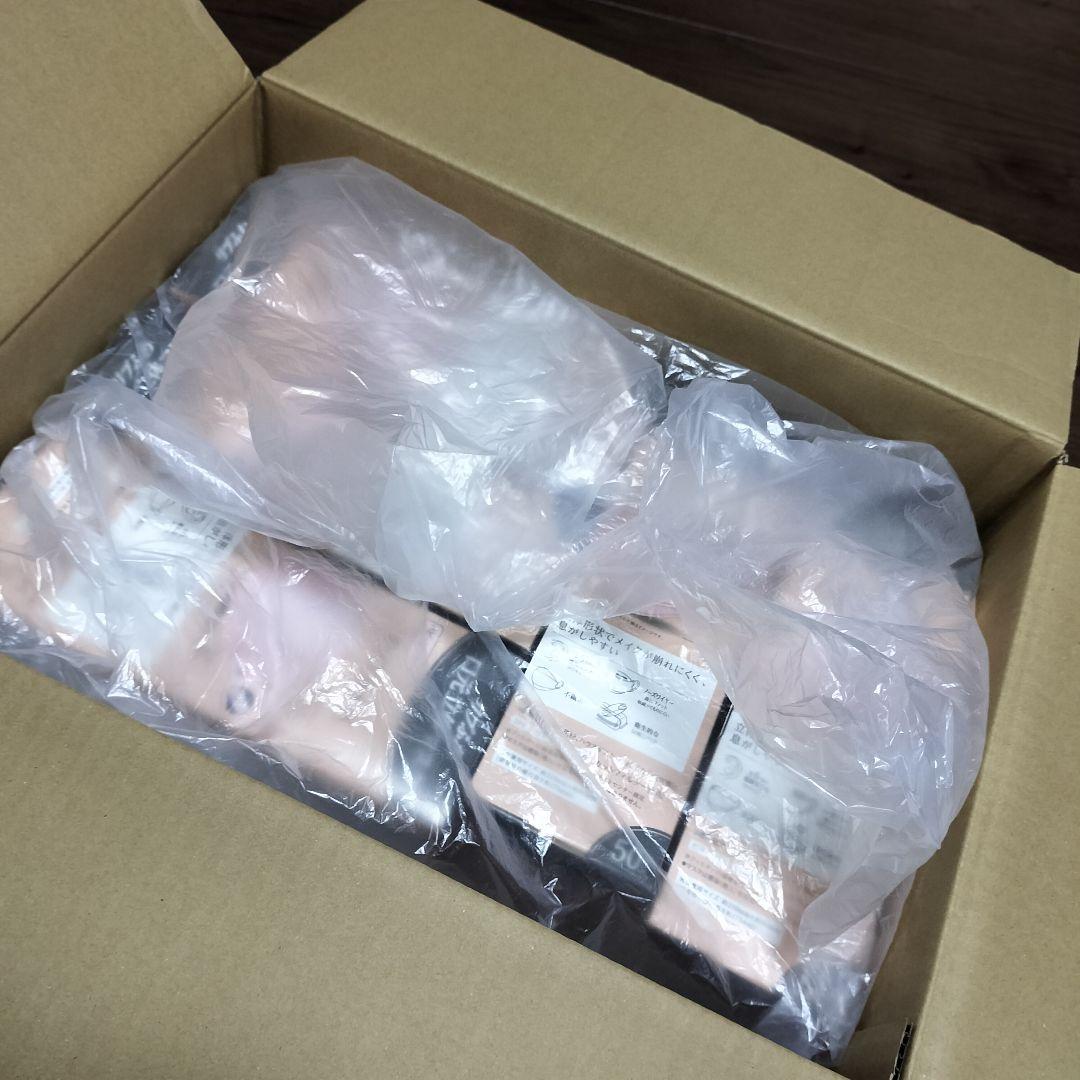 未開封】リブふわ口元立体マスク ベビーピンク50枚入り×10箱 計500枚