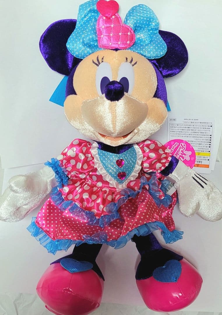 ミニーマウス　ぬいぐるみ　ポップコーンバケット　ファンダーランド　パルパルーザ