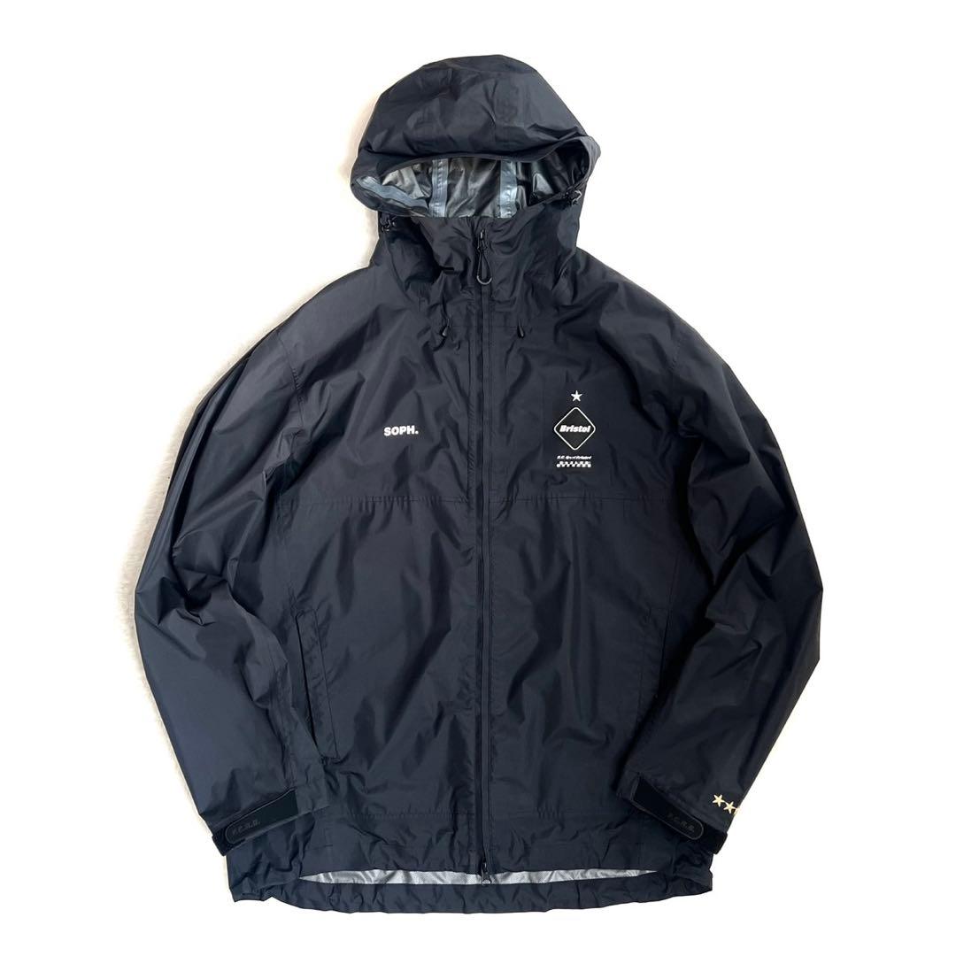【F.C.Bristol】 撥水マウンテンパーカー レインジャケット BK XL