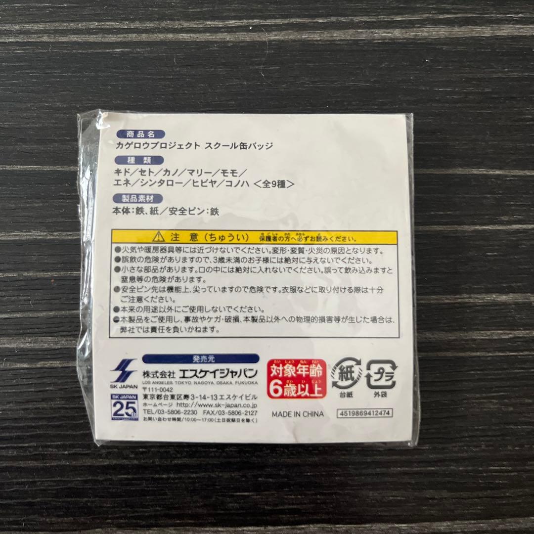 シンタロー スクール缶バッジ カゲプロ メカクシティアクターズ アヤノ