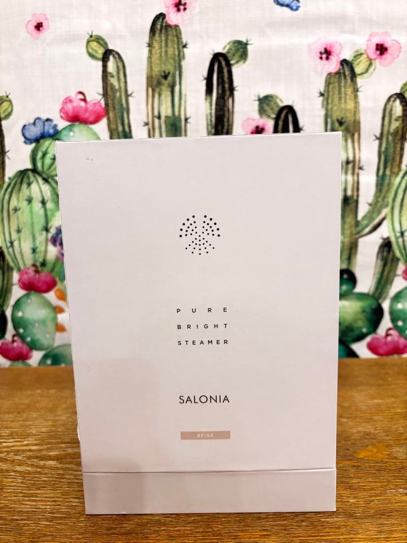 SALONIA ピュアブライトスチーマー ベージュ - メルカリ