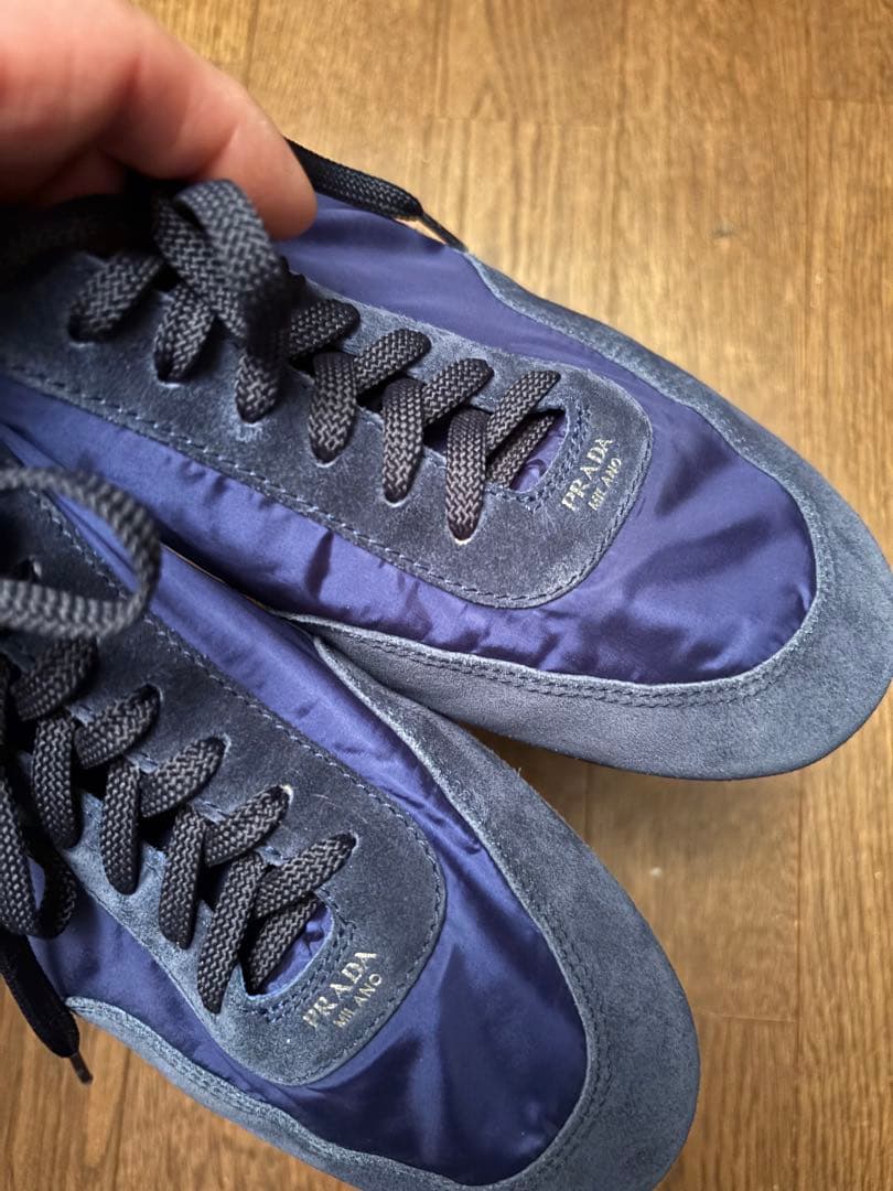 PRADA 25SSコラプス Re-Nylon エラスティックス スニーカー 7 - メルカリ