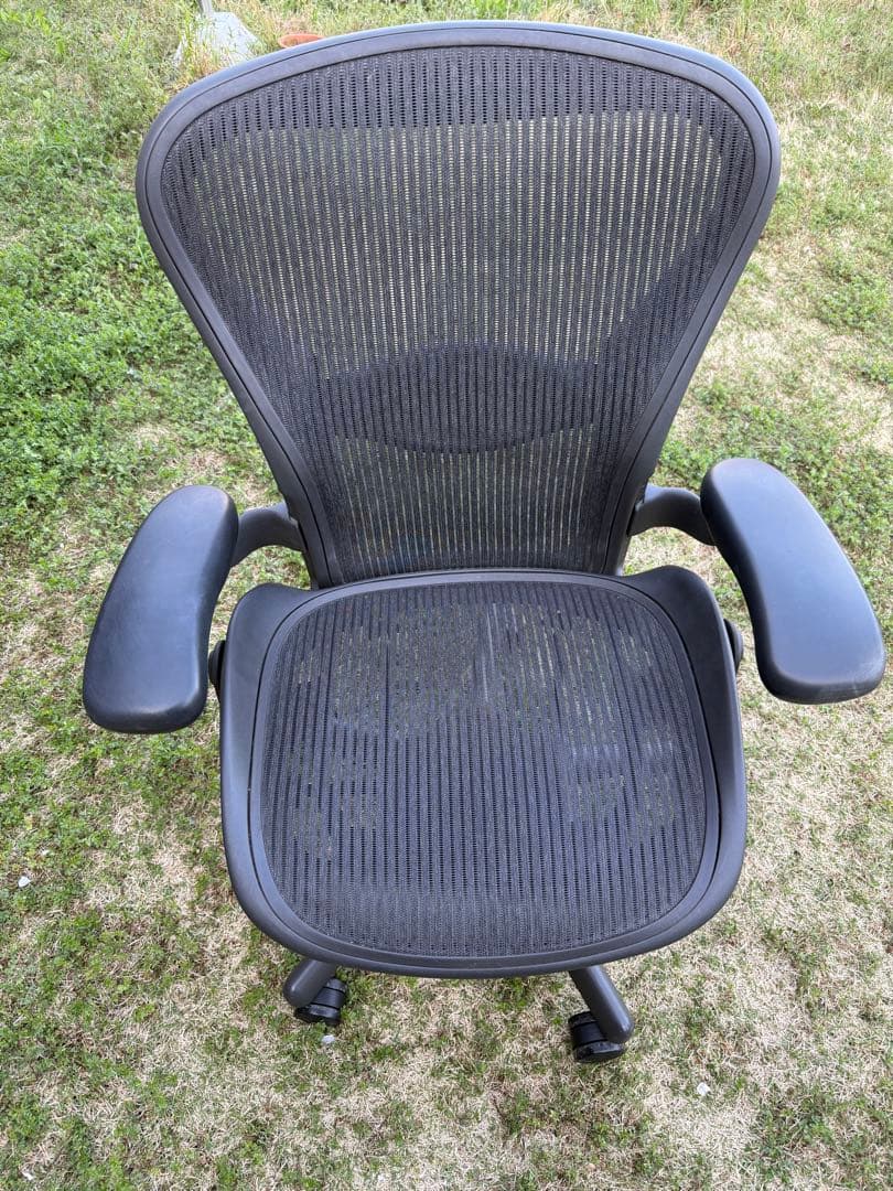 ブラックメッシュオフィスチェア オフィスチェア メッシュバック 高さ調節 座面高42〜54cm （ チェア