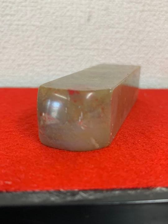 中国古美術 印材 天然鶏血石印材 天然石 H2-11-