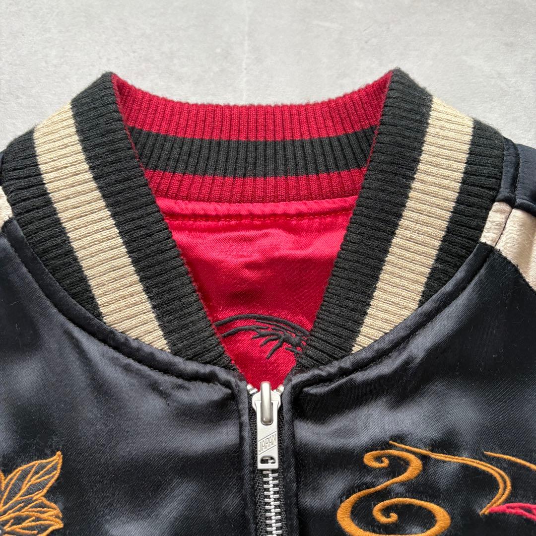 VANSON ルパン三世 スカジャン 峰不二子 リバーシブル 黒赤 希少【M