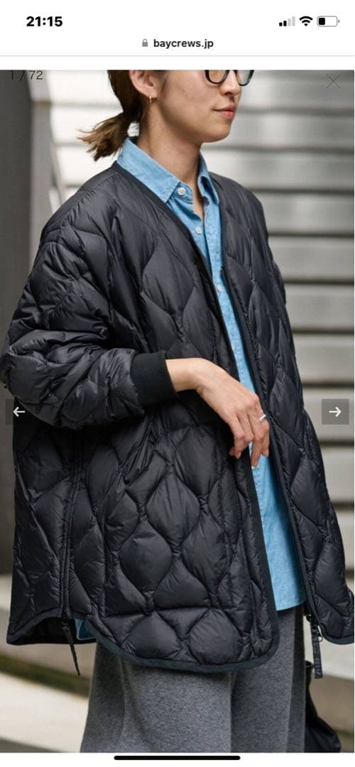 フレームワーク TAION/タイオン 別注フードビブス付きブルゾン - メルカリ