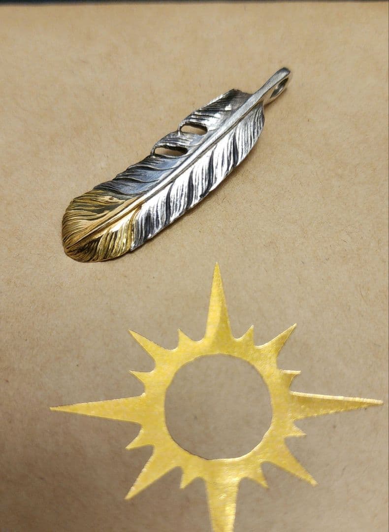 ARIZONA FREEDOM 先金フェザー 50mm K18×SV925 - メルカリ