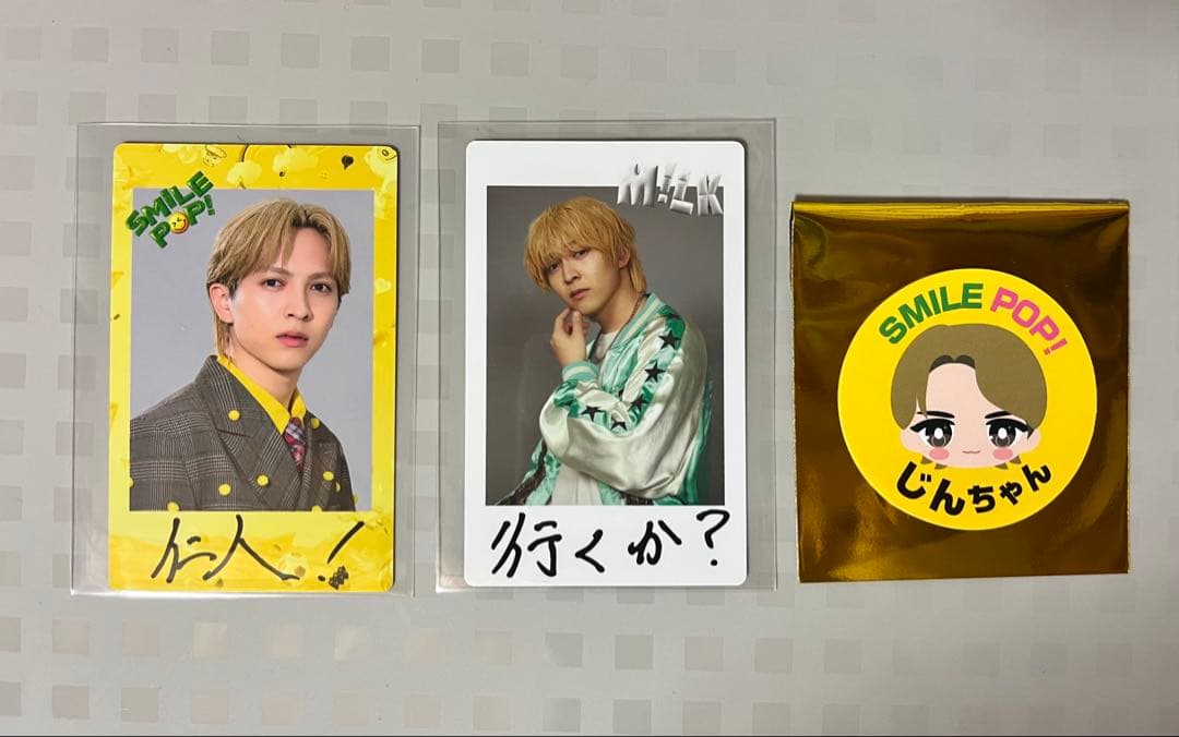 M!LK 吉田仁人 SMILE POP! チェキトレカ ステッカー セット - メルカリ