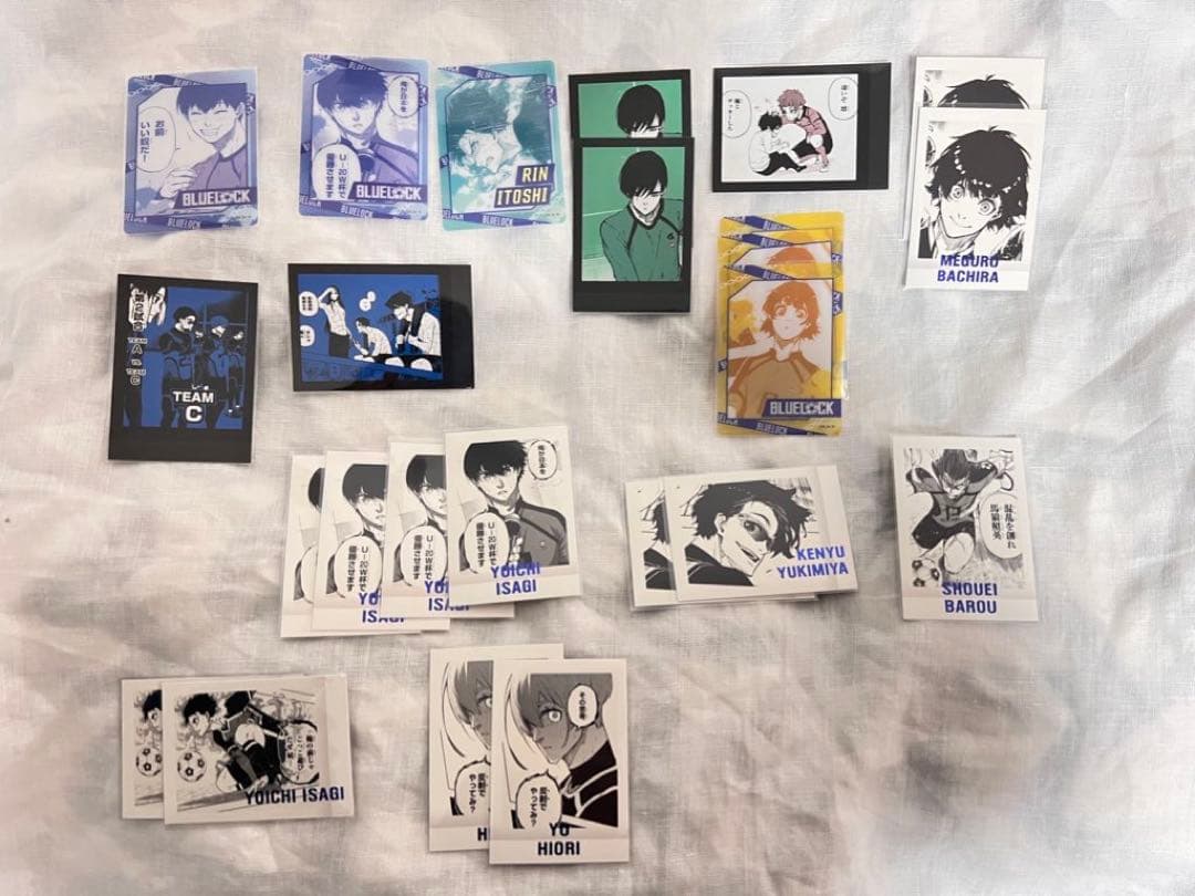 ブルーロック　缶バッジ　紙類　特典類　まとめ売り