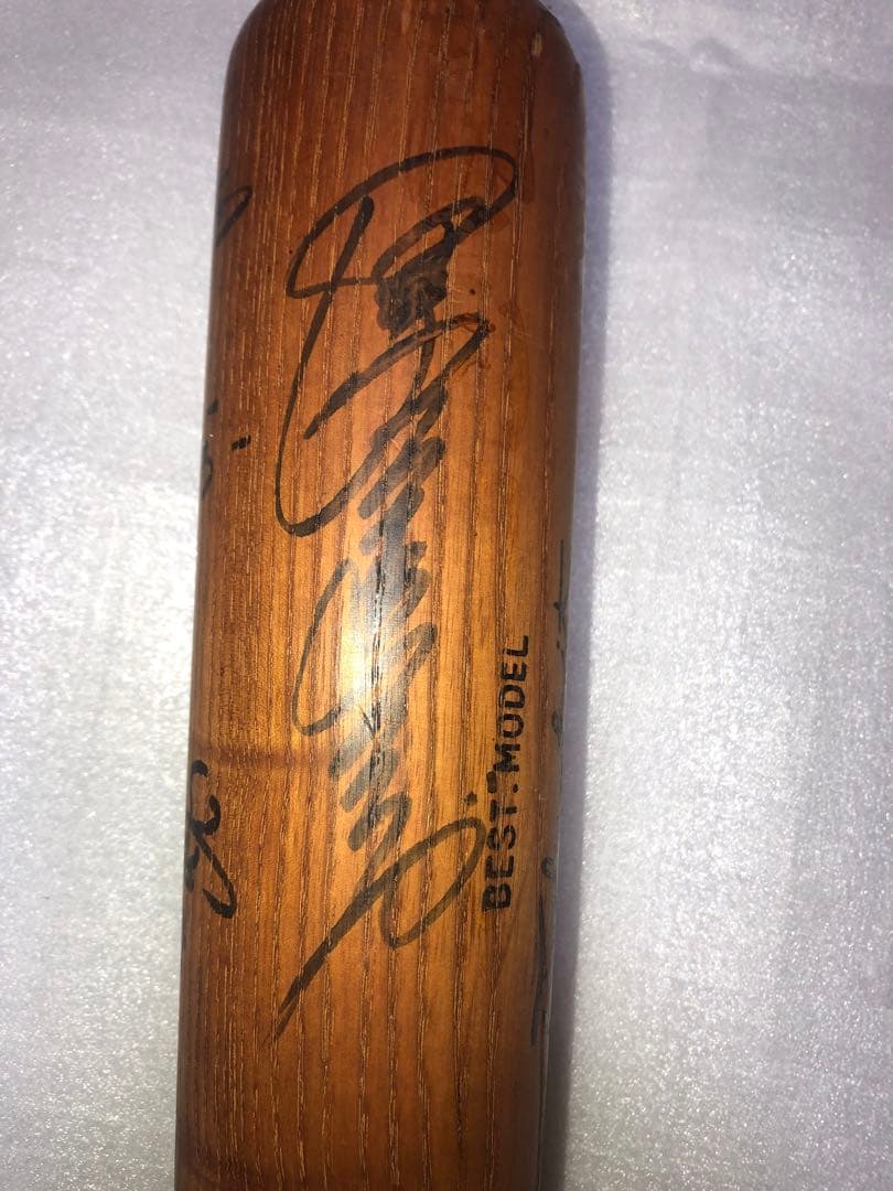 長嶋茂雄 王貞治 複数選手 直筆サイン入りバット 2本セット 当時物