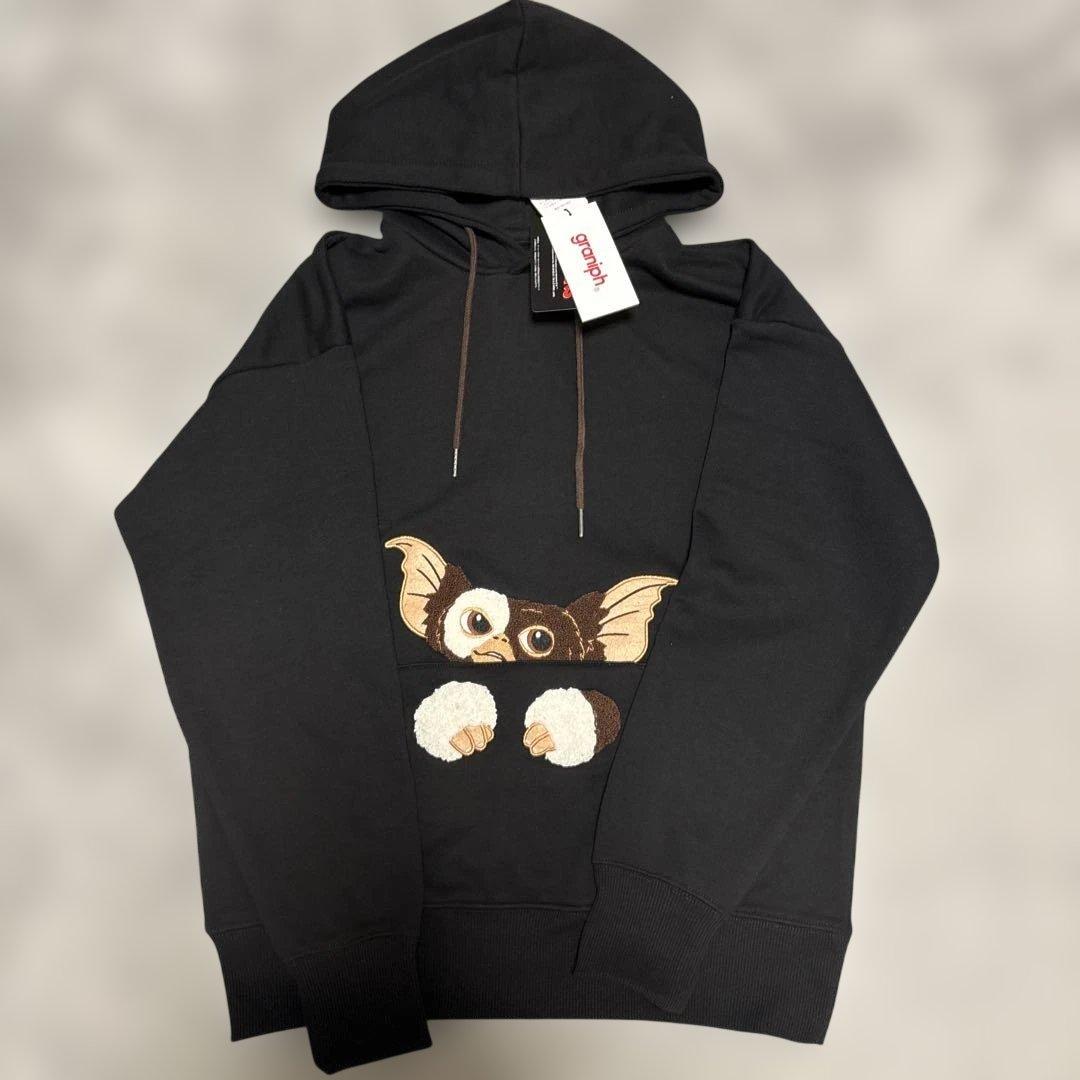 グラニフ graniph グレムリン ギズモ おすまし 裏毛パーカー SSサイズ
