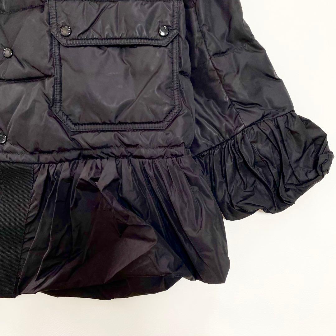 モンクレール SERRE ダウンジャケット フリル フード付き ドローコード