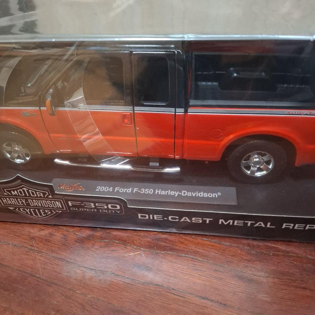 ミニカー Maisto 2004 Ford F-350 Harley-Davidson