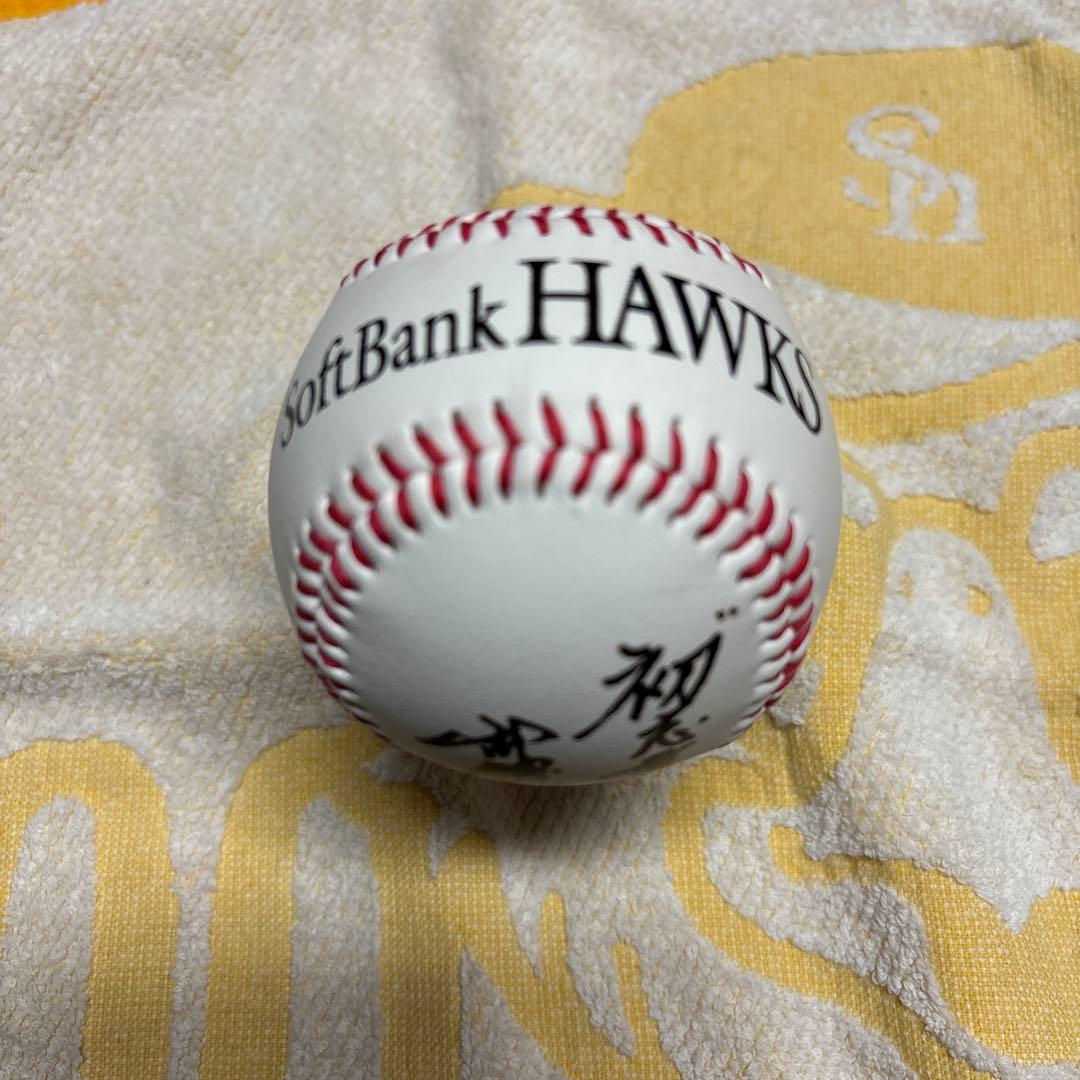 直筆投げ込みサインボール 山川穂高選手No．5 初志貫徹 - メルカリ